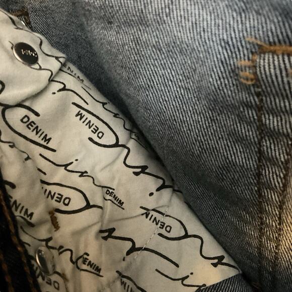 INC Jeans Women's 6 Crop Straight Leg Curvy Fit Mid Rise Double Button - Picture 7 of 10